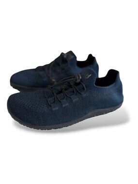 Freet Tanga Barefoot Minimalist Shoes Navy Blue Mesh Knit Sneaker Unisex EU 41